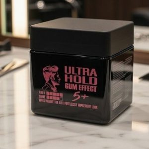 Estilizador de cabello ultra fuerte, efecto goma 5+