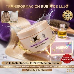 Máscara Platinada con PLEX